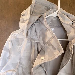 Athletics Grey Camo Raincoat